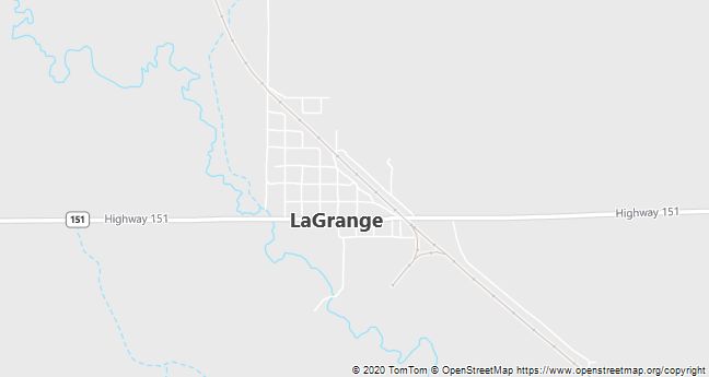 Map of Lagrange, WY