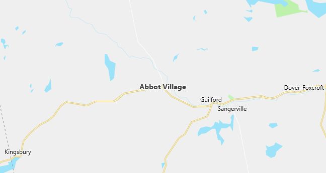 Map of Abbot, ME