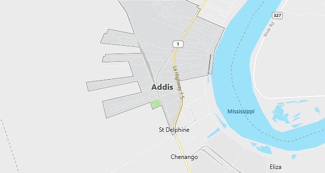 Map of Addis, LA