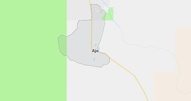 Map of Ajo, AZ