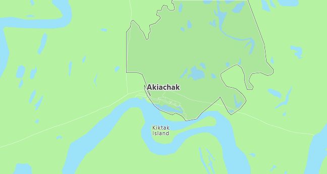 Map of Akiachak, AK