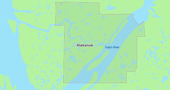 Map of Alakanuk, AK