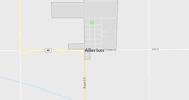 Map of Allerton, IL