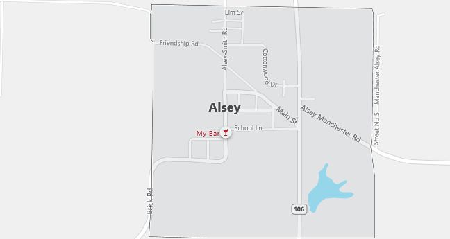 Map of Alsey, IL