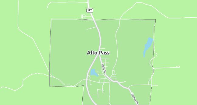 Map of Alto Pass, IL