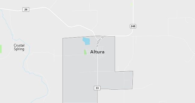 Map of Altura, MN