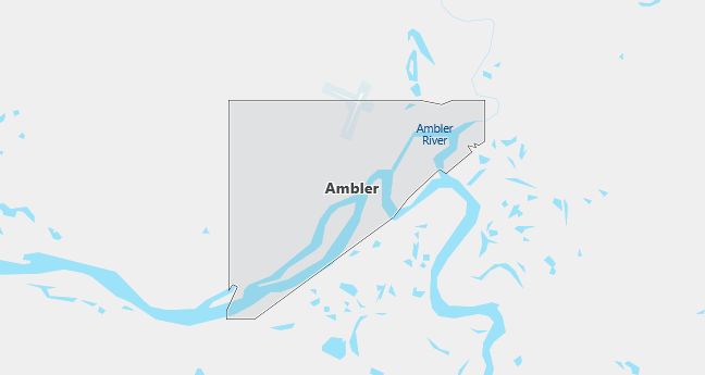 Map of Ambler, AK