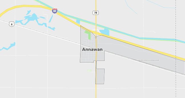 Map of Annawan, IL