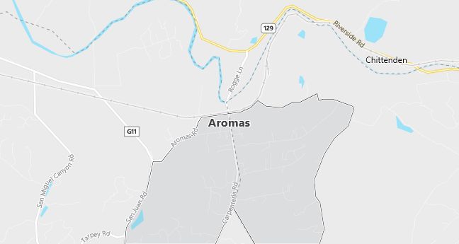 Map of Aromas, CA