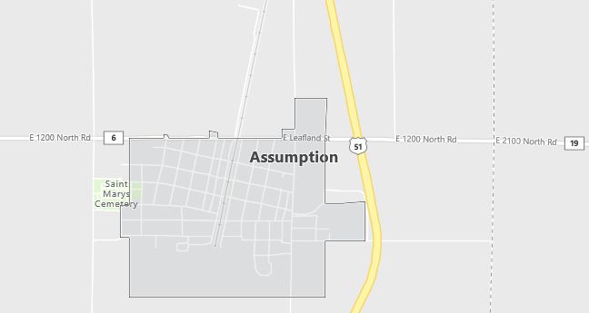 Map of Assumption, IL