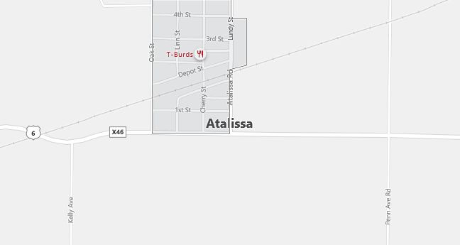 Map of Atalissa, IA