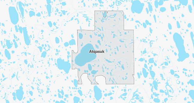 Map of Atqasuk, AK