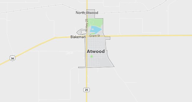 Map of Atwood, KS