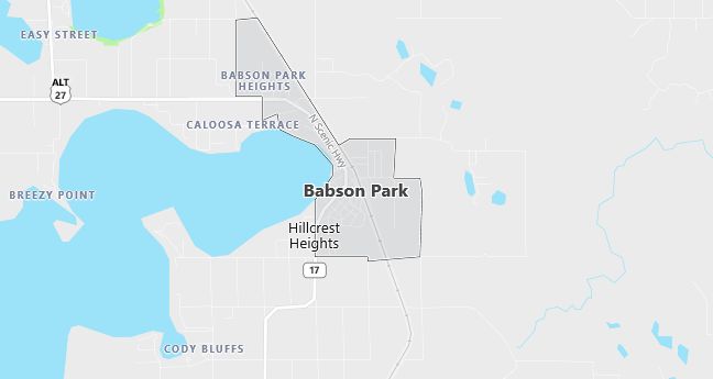 Map of Babson Park, FL