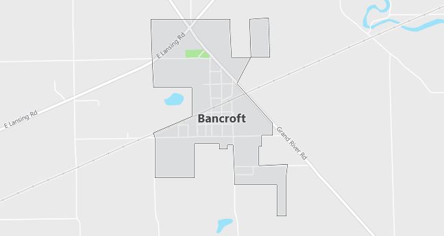 Map of Bancroft, MI