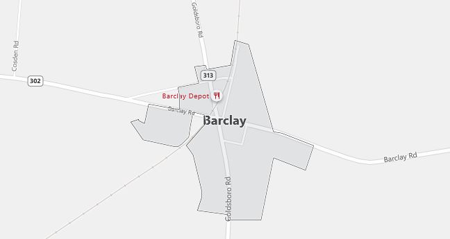 Map of Barclay, MD