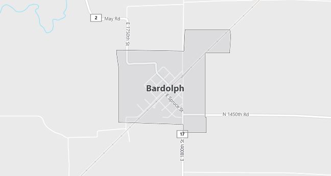 Map of Bardolph, IL