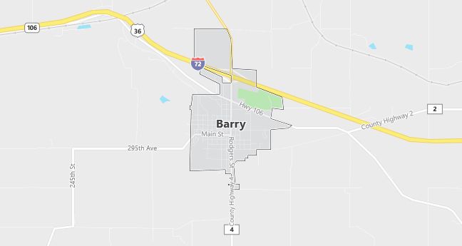 Map of Barry, IL