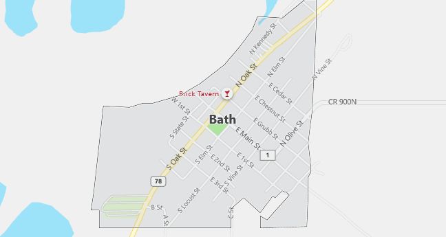 Map of Bath, IL