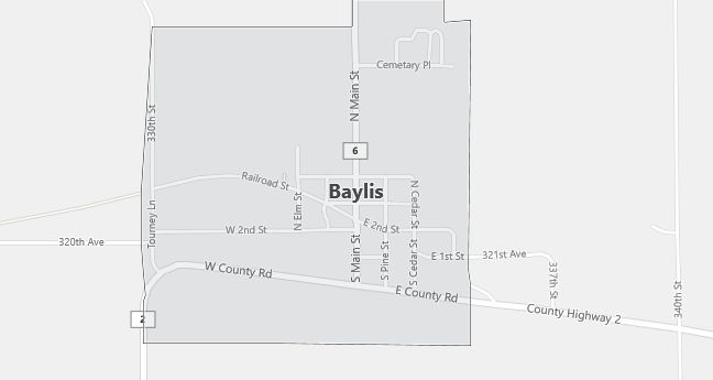 Map of Baylis, IL