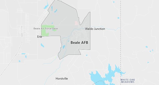 Map of Beale Afb, CA