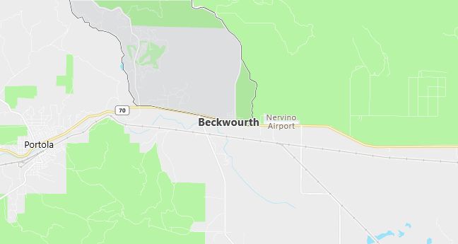 Map of Beckwourth, CA