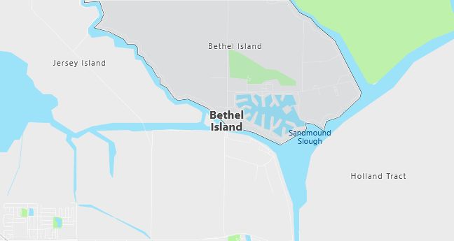 Map of Bethel Island, CA