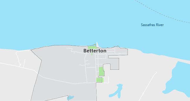 Map of Betterton, MD