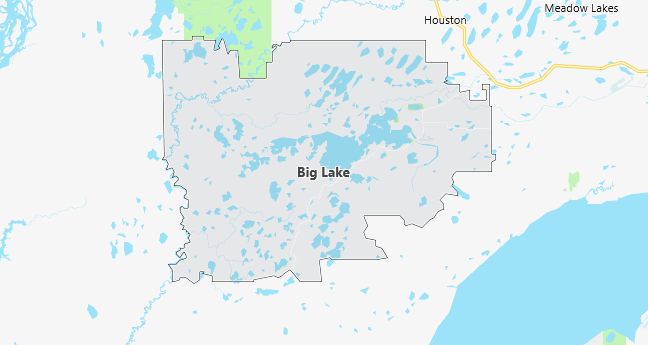 Map of Big Lake, AK