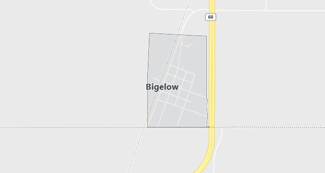 Map of Bigelow, MN