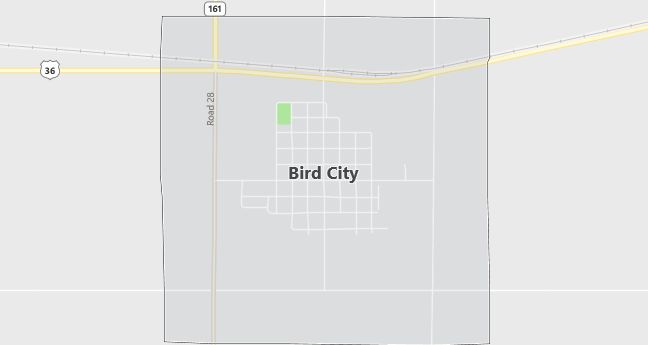 Map of Bird City, KS