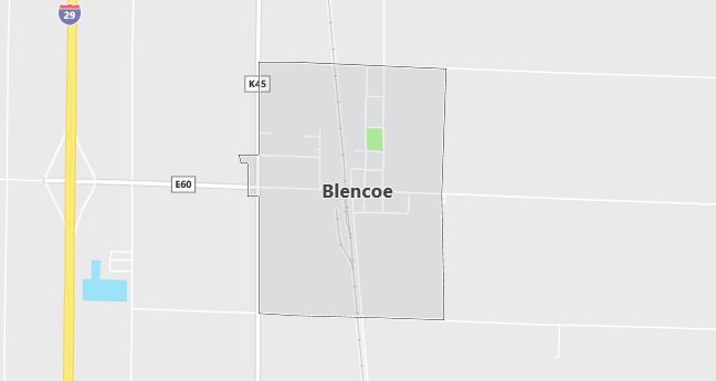 Map of Blencoe, IA