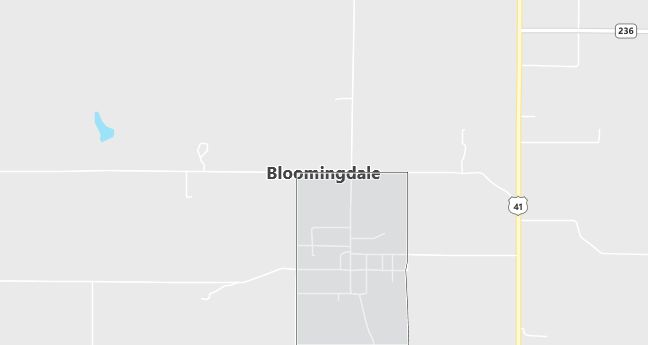 Map of Bloomingdale, IN