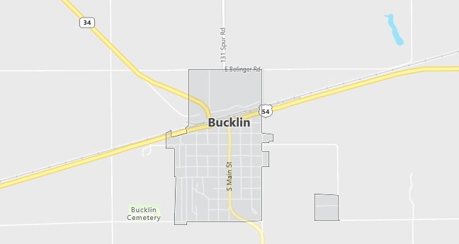 Map of Bucklin, KS