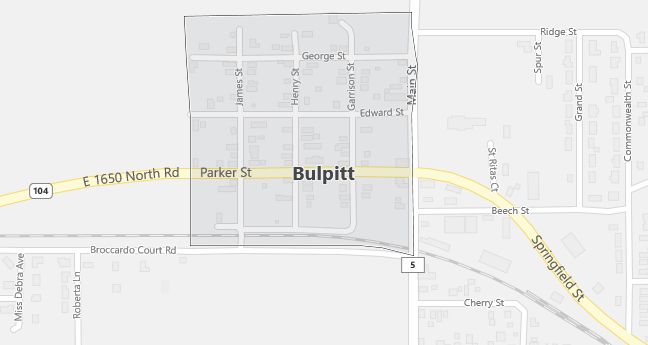 Map of Bulpitt, IL