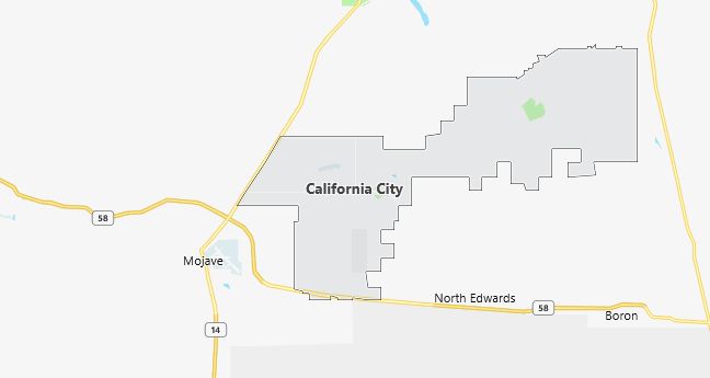 Map of California City, CA