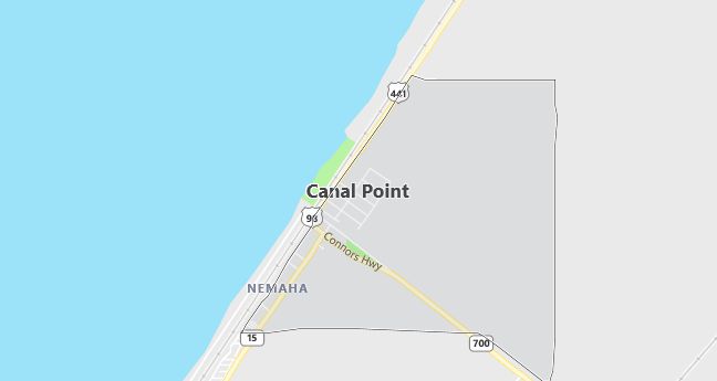 Map of Canal Point, FL