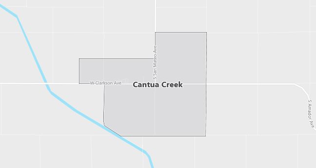 Map of Cantua Creek, CA