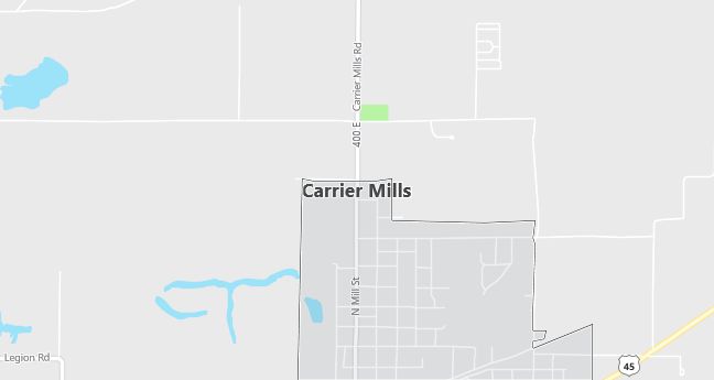 Map of Carrier Mills, IL