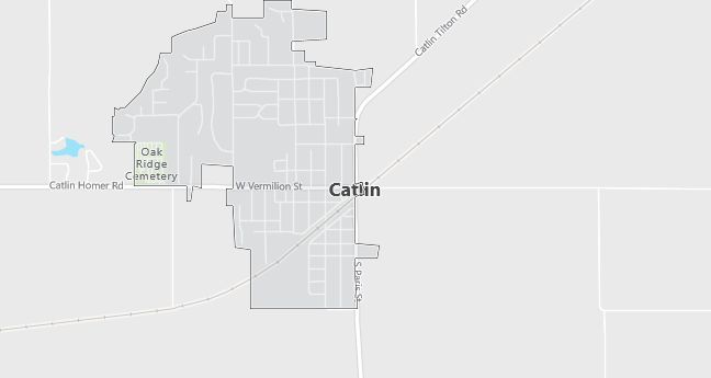 Map of Catlin, IL