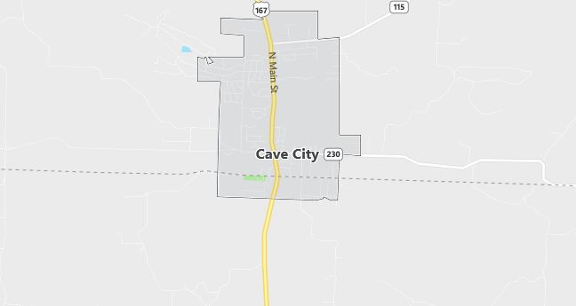 Map of Cave City, AR