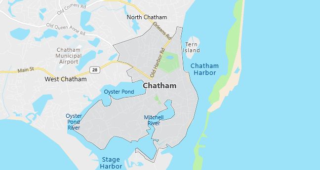 Map of Chatham, MA