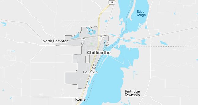 Map of Chillicothe, IL