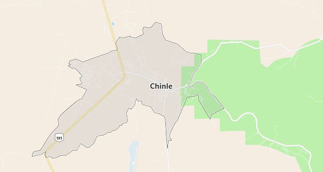 Map of Chinle, AZ