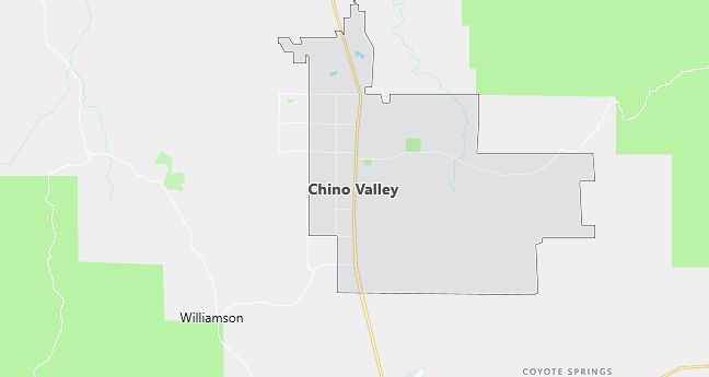 Map of Chino Valley, AZ