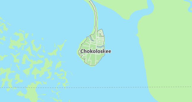 Map of Chokoloskee, FL