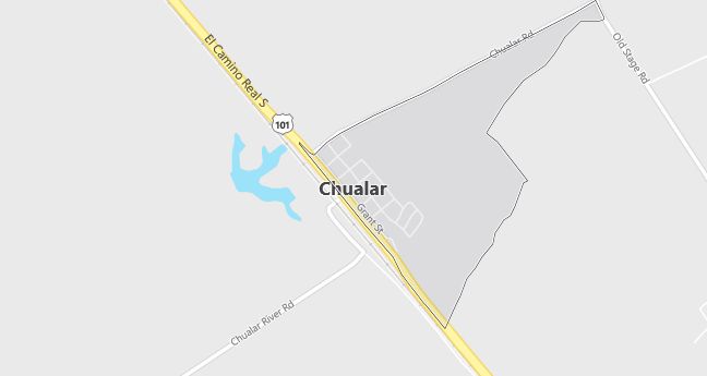 Map of Chualar, CA