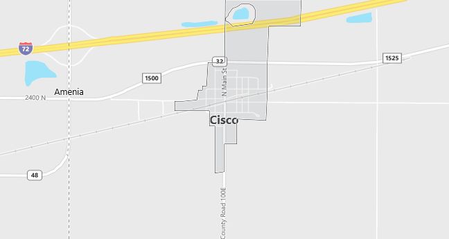 Map of Cisco, IL