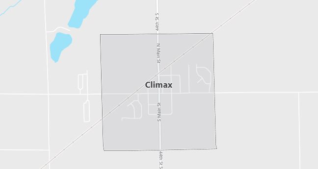 Map of Climax, MI