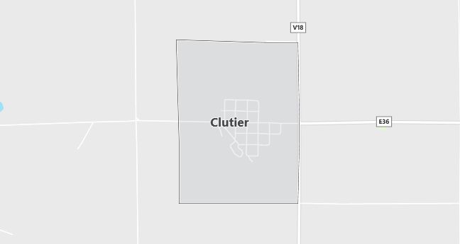 Map of Clutier, IA